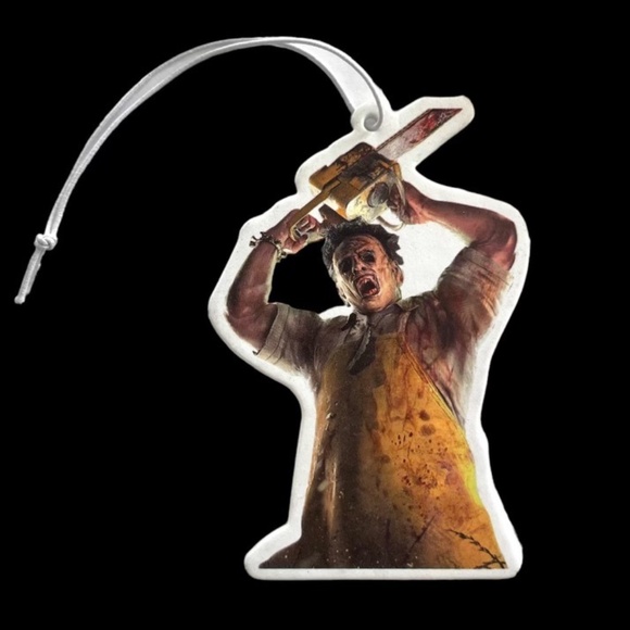 Leatherface Texas Chainsaw Massacre Custom Air Freshener | New Car Scent - Picture 1 of 1